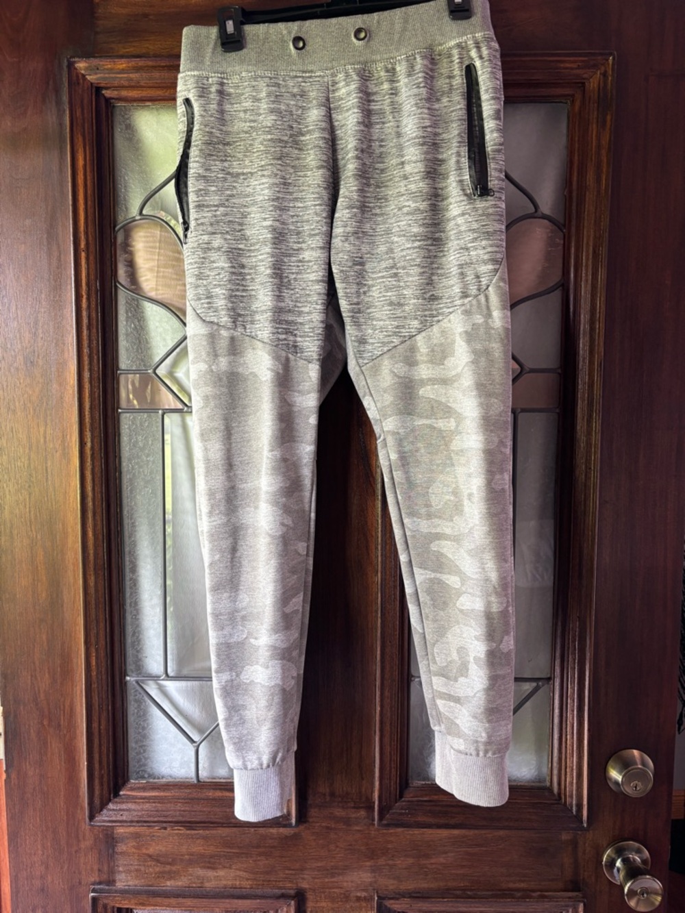 Airwalk Gray Camouflage Men's Jogger Sweatpants